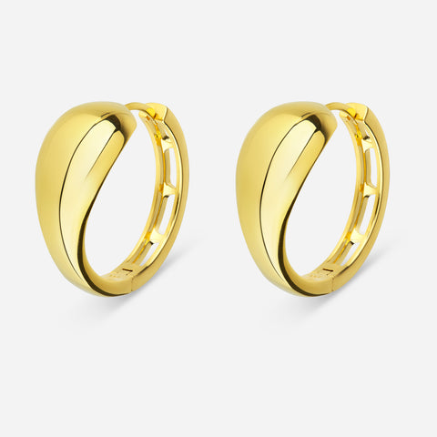Geschwungene Kreolen | Gold