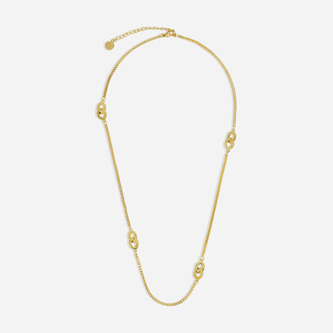 Halskette mit vier Elementen | Gold