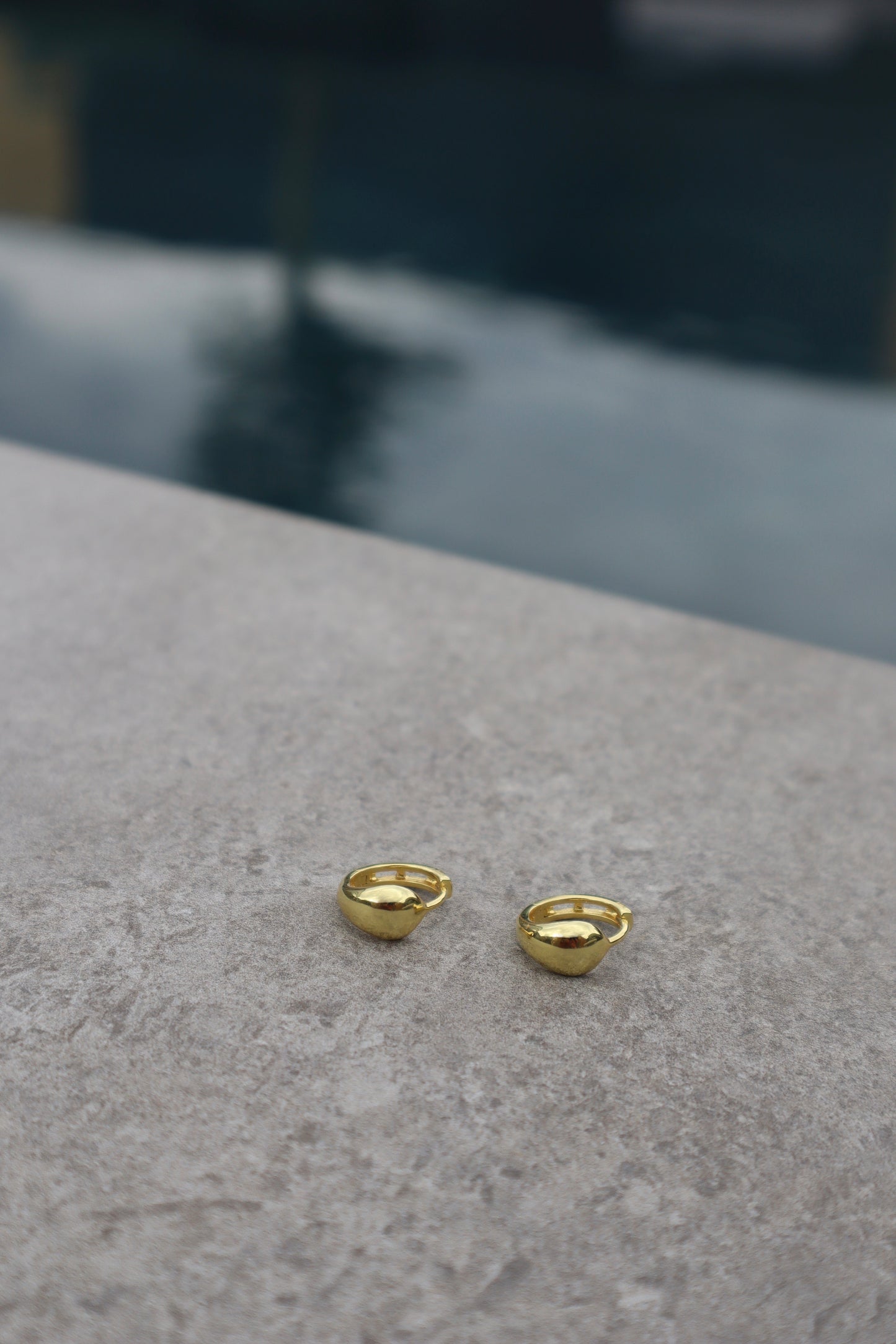 Geschwungene Kreolen | Gold