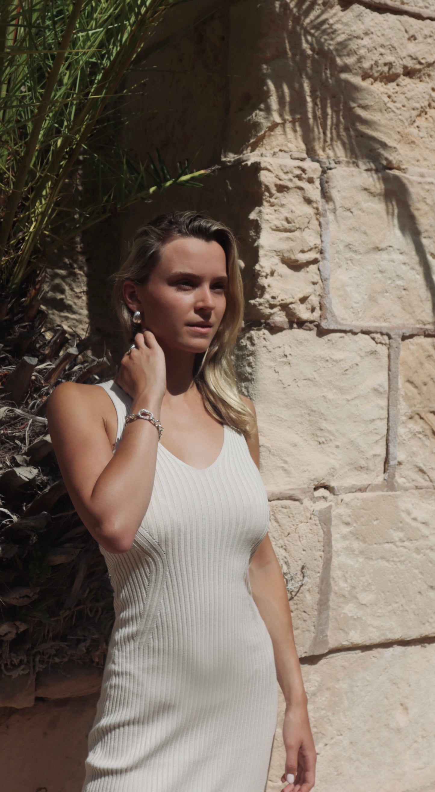 Wave Kreolen | Silber